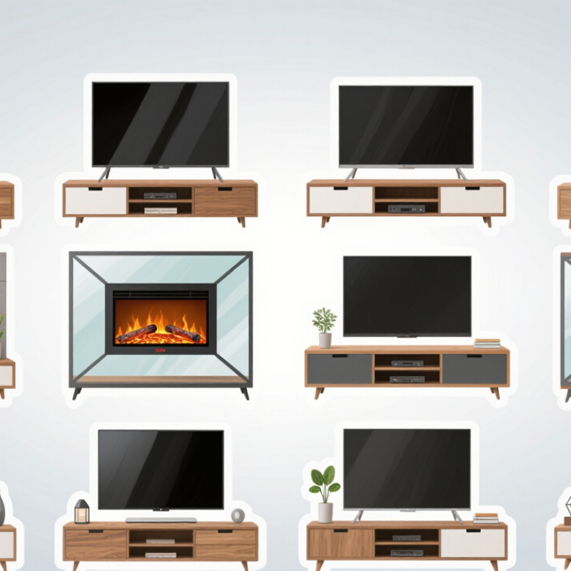 Top 10 TV Stands With Fireplace Buyers Love