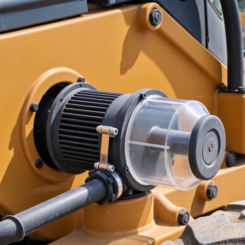 How to Install a Pre Cleaner on Construction Machinery