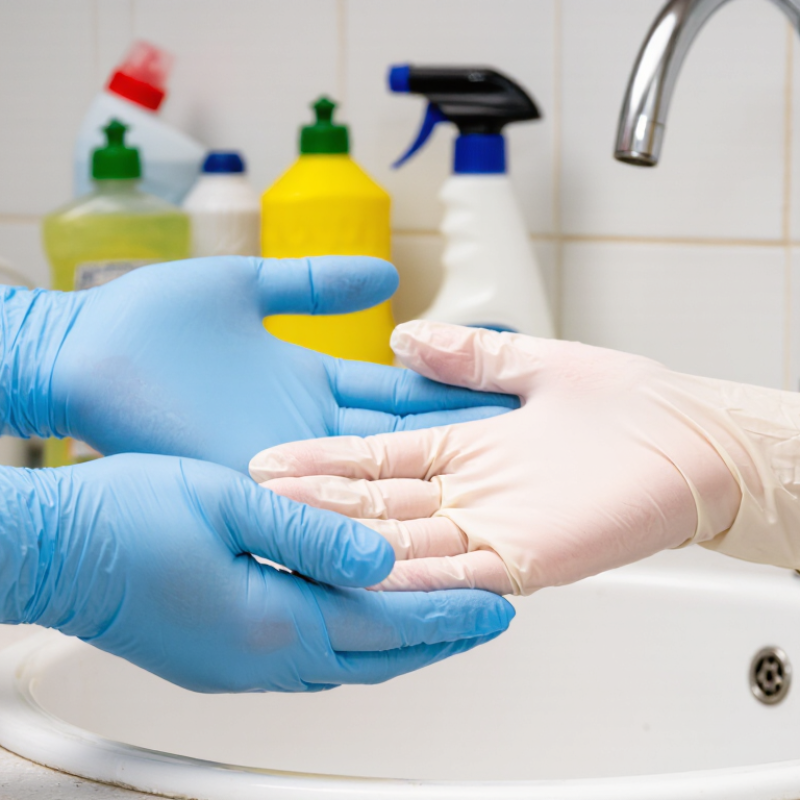Can Disposable Gloves Protect Against Household Chemicals?