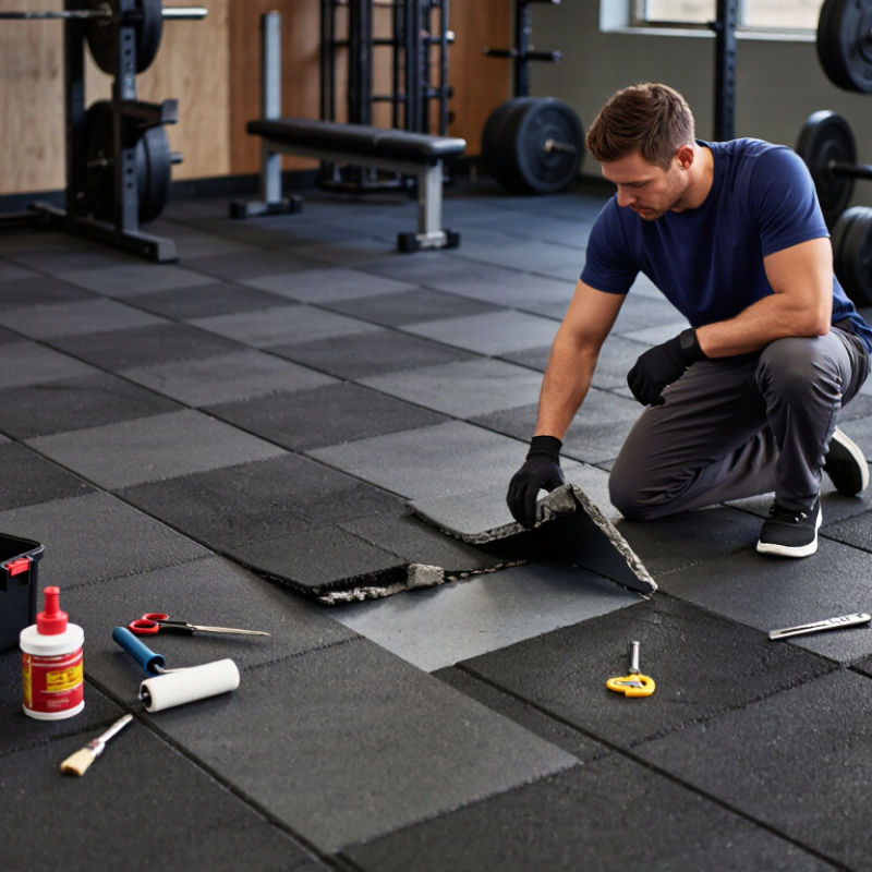 How to Repair Damaged Gym Floor Mats in 2026?