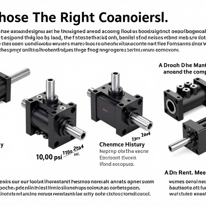 How to Choose the Right Hydraulic Cylinders