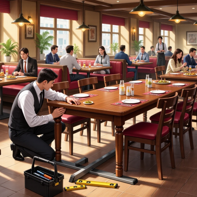 How to Fix Wobbly Tables in a Busy Restaurant?