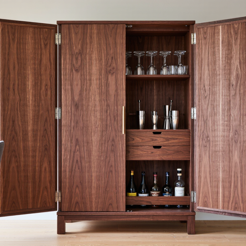 Why Choose a Solid Wood Bar Cabinet?