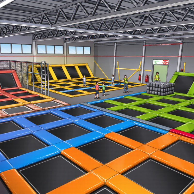 How to Choose an Indoor Trampoline Park Manufacturer?