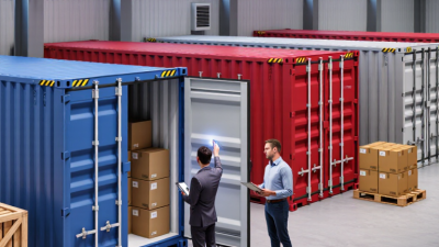How to Choose Self Storage Containers for Global Shipping?