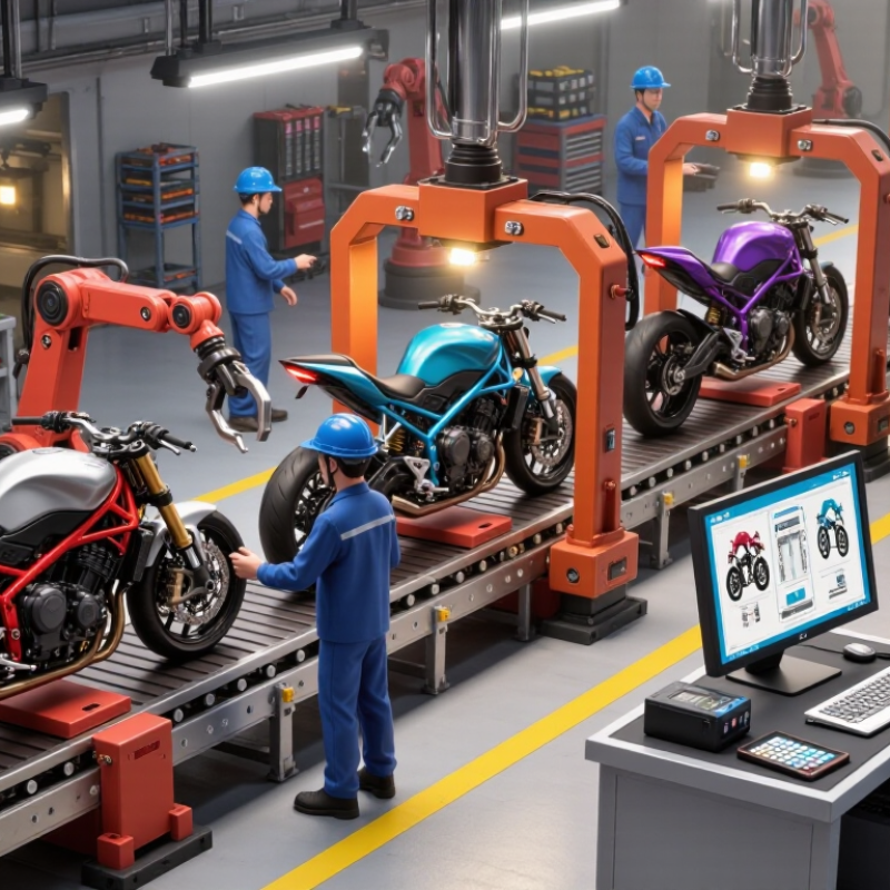 What Is a Motorcycle Assembly Line and How Does It Work?