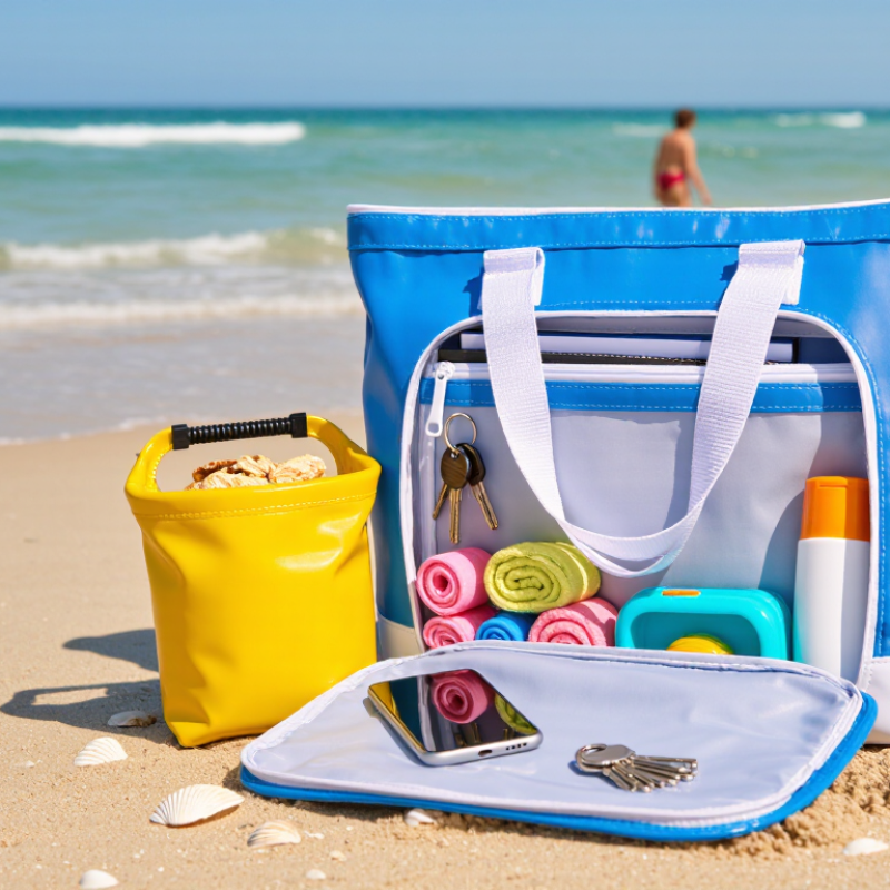 Como escolher uma boa bolsa de praia impermeável?