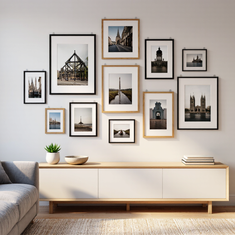 How to Hang Photos on a Wall Without Damage?