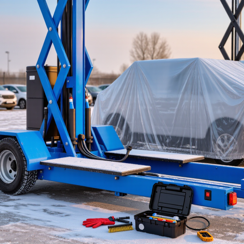 How to Weatherize Outdoor Mobile Lifts for Winter