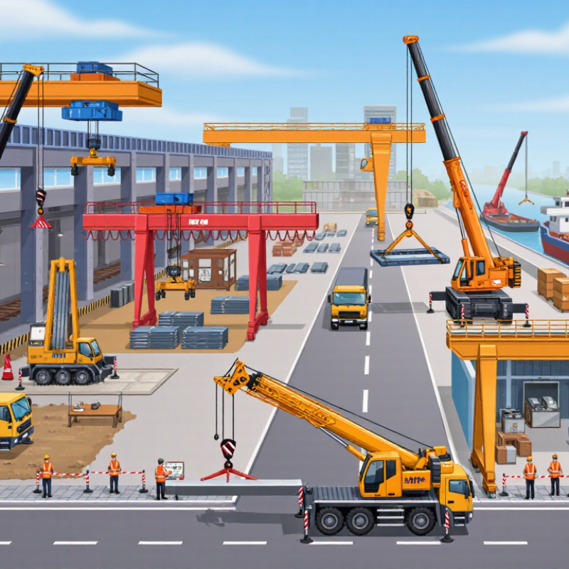 Top 10 Types of 10 Ton Cranes and Their Uses