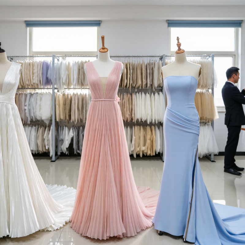 China Top Pleated Formal Gown Supplier?