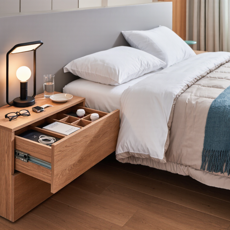Why Choose a Drawer Beside Bed for Better Storage?