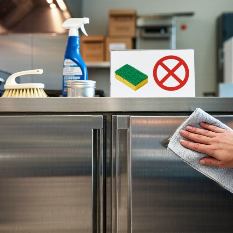 ¿7 consejos para evitar rayones en gabinetes inoxidables?