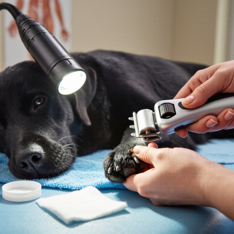 Como cortar unhas de cachorro preto sem sangrar?
