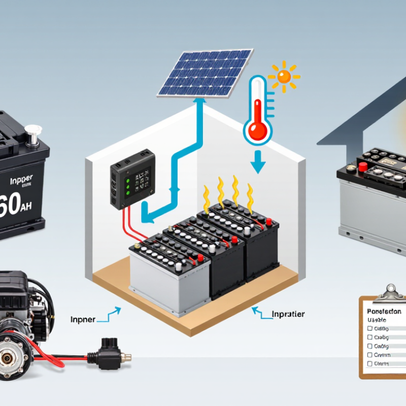Posso usar baterias de carro no sistema solar?
