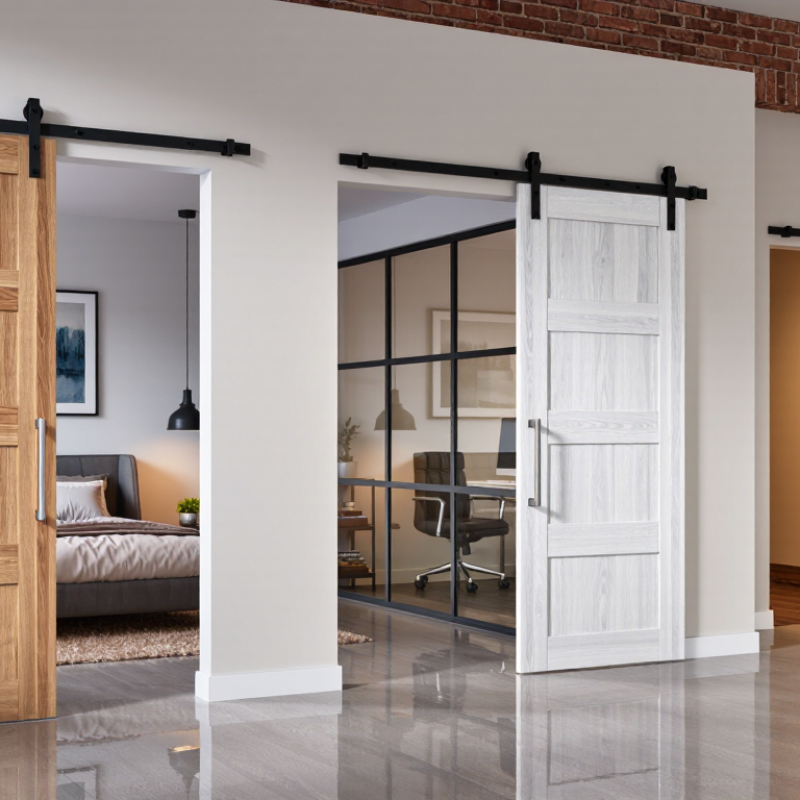China Top Sliding Barn Doors Interior for Global Buyers