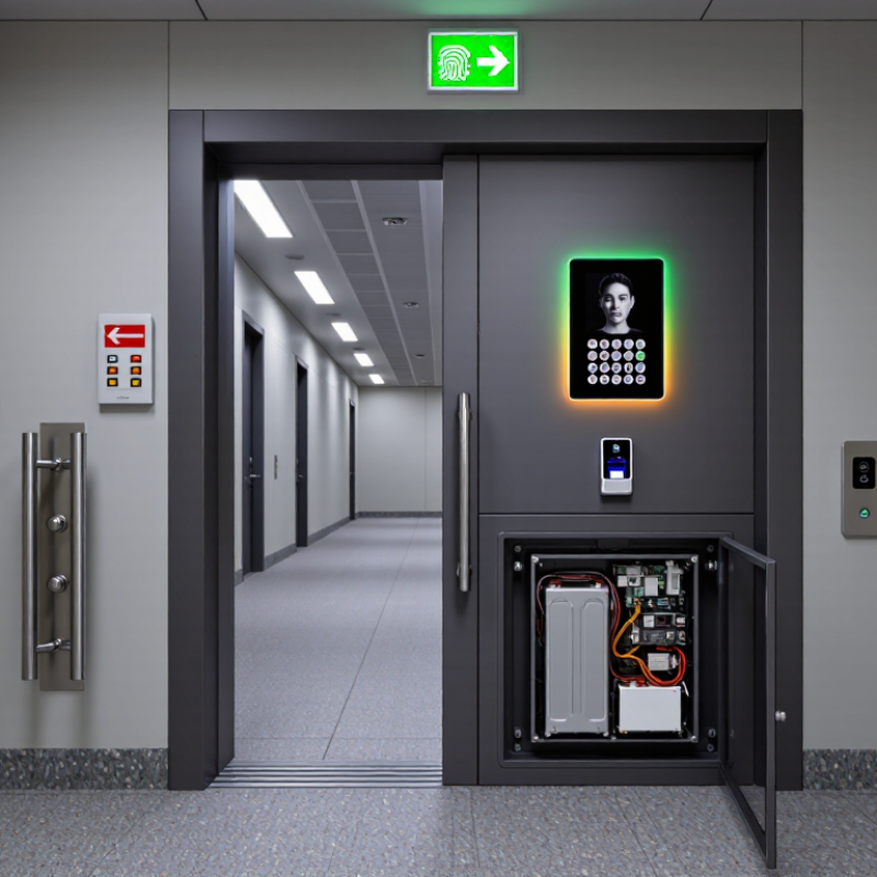 How Do Biometric Security Doors Work During a Power Outage?