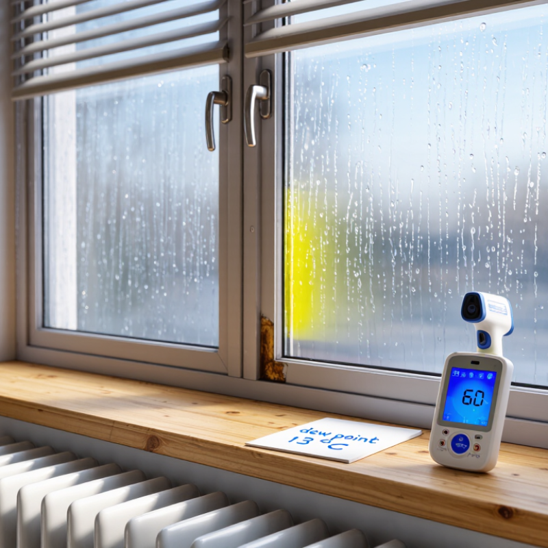 ¿Por qué se forma condensación en ventanas de doble vidrio?