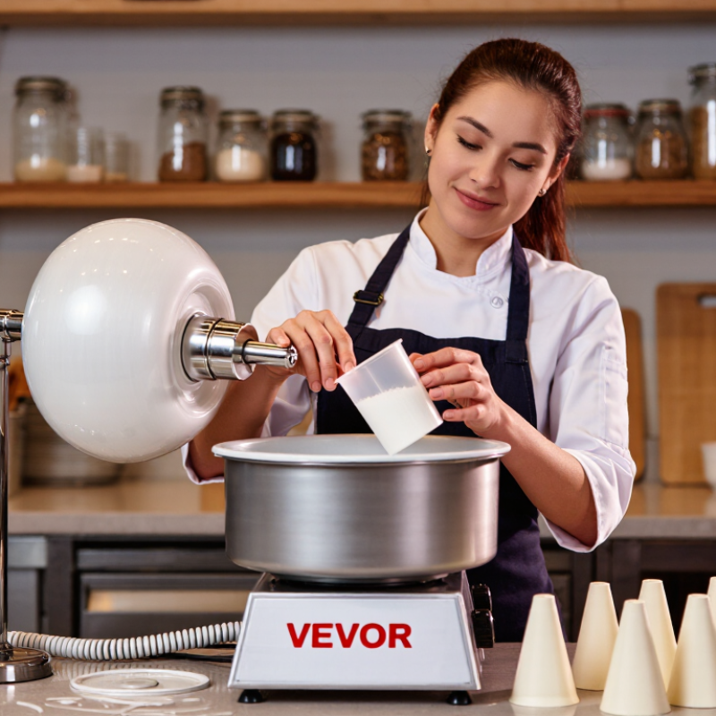 How to Use a VEVOR Candy Floss Machine?
