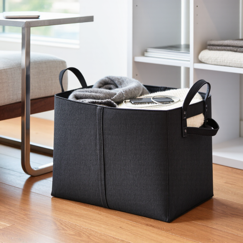 Why Choose a Black Felt Basket for Storage?