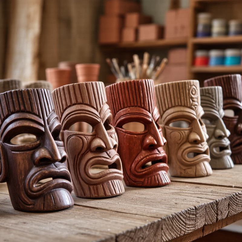 China Top Clay Tiki Head Manufacturer and Supplier?
