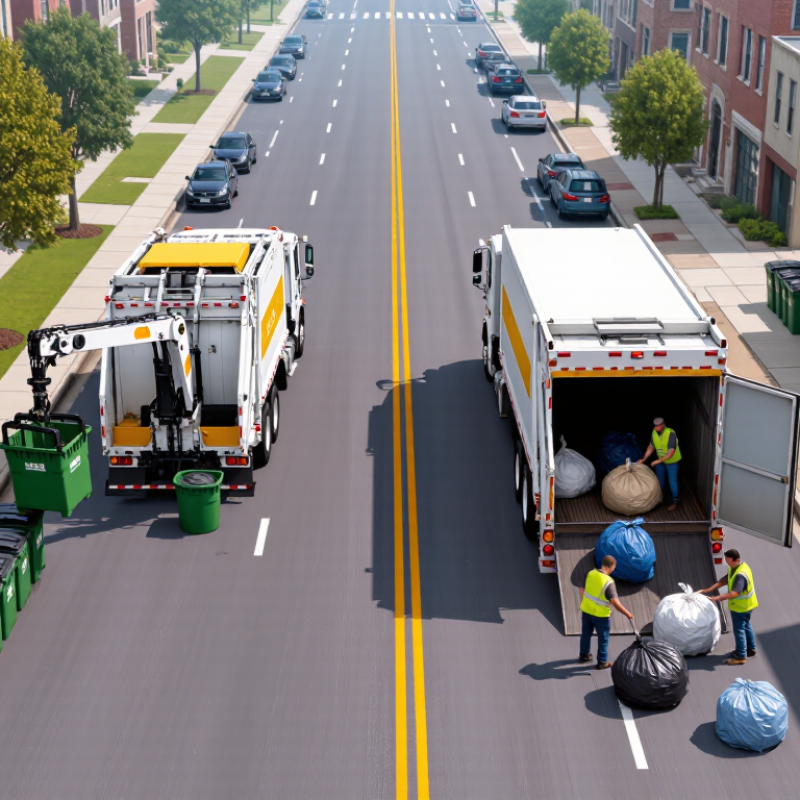 How to Choose a Side Loader or Rear Loader Garbage Truck?
