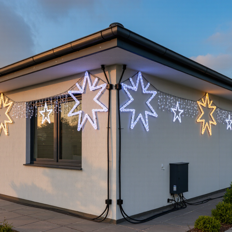 How to Keep Outdoor Motif Lights Up All Year Round?