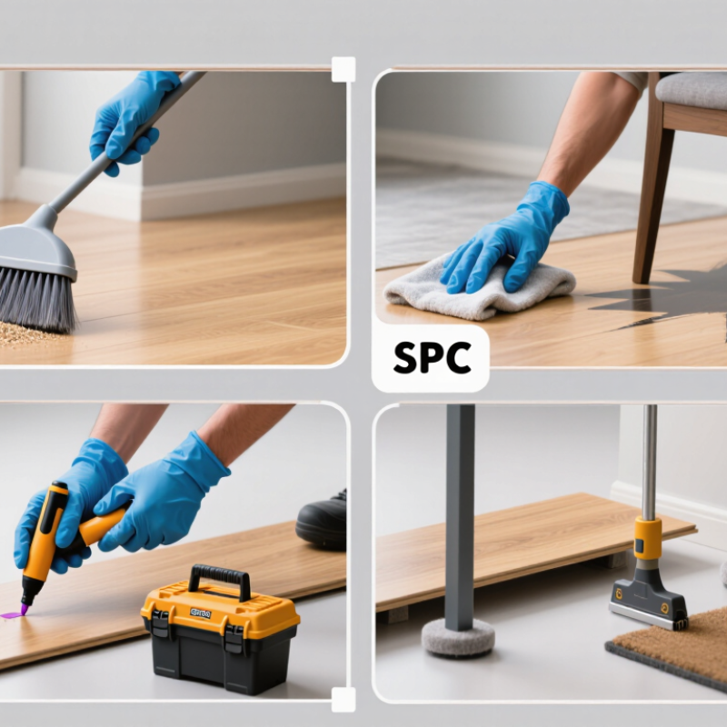 How to Fix Scratches on SPC Flooring Surface?