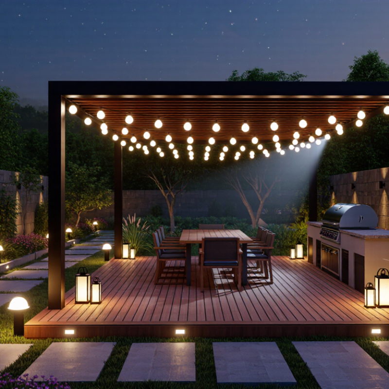 Top 10 Lighting Ideas for Outdoor Entertainment Spaces?