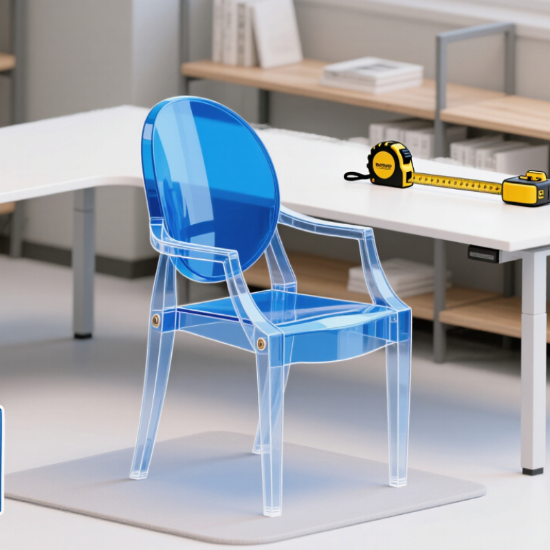 How to Choose a Blue Acrylic Desk Chair?
