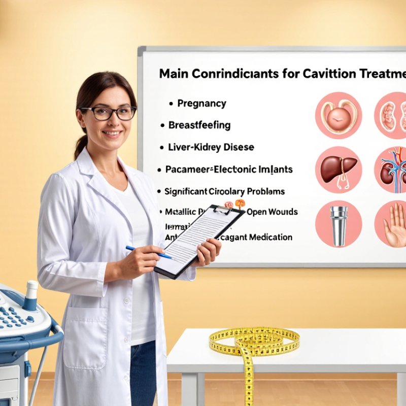 Principais contraindicações do tratamento de cavitação?