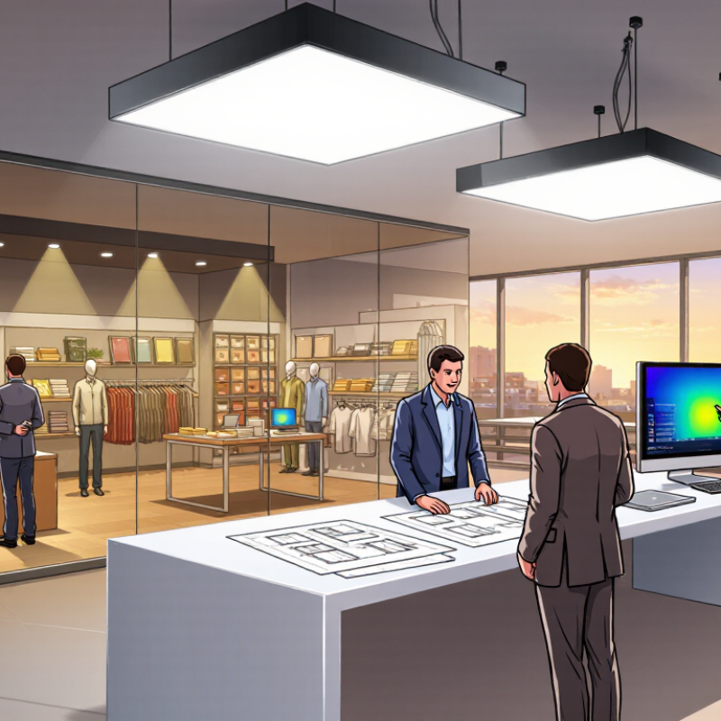 O que diferencia a iluminação comercial da comum?