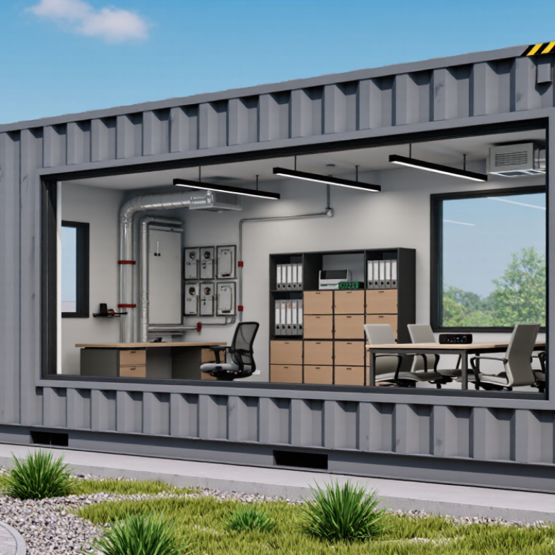How to Build a Storage Container Office