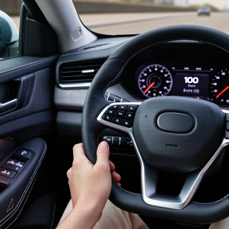 Como concorda o volante tremendo ao frear?