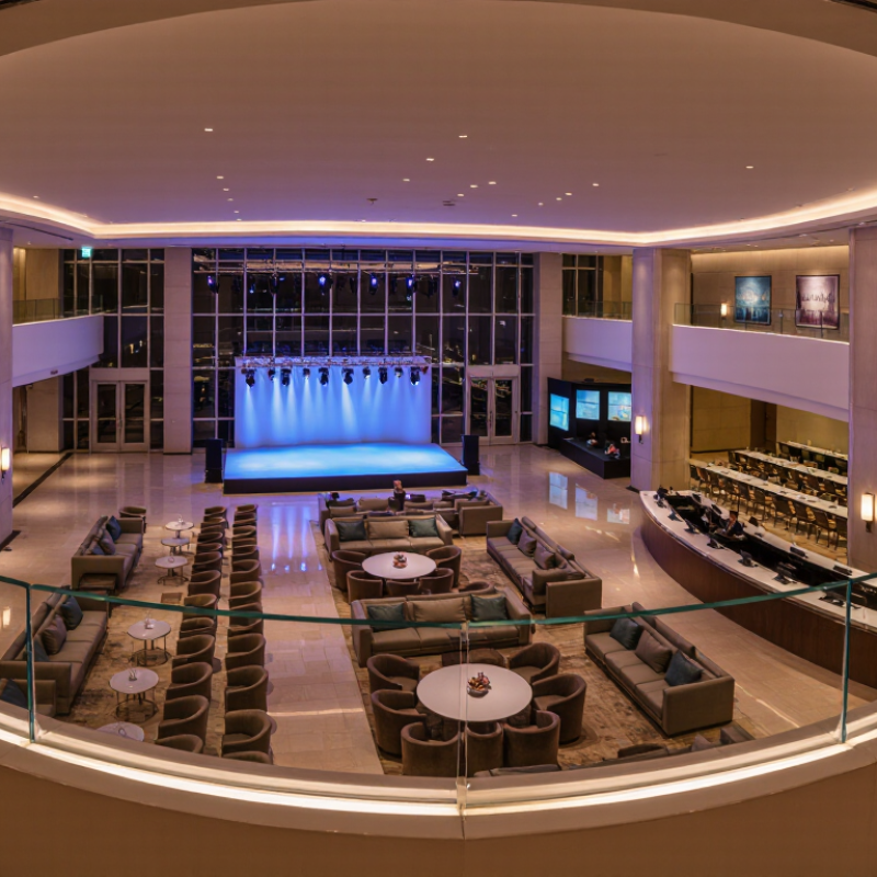 How to Design a Multifunctional Hotel Hall Lighting Layout?