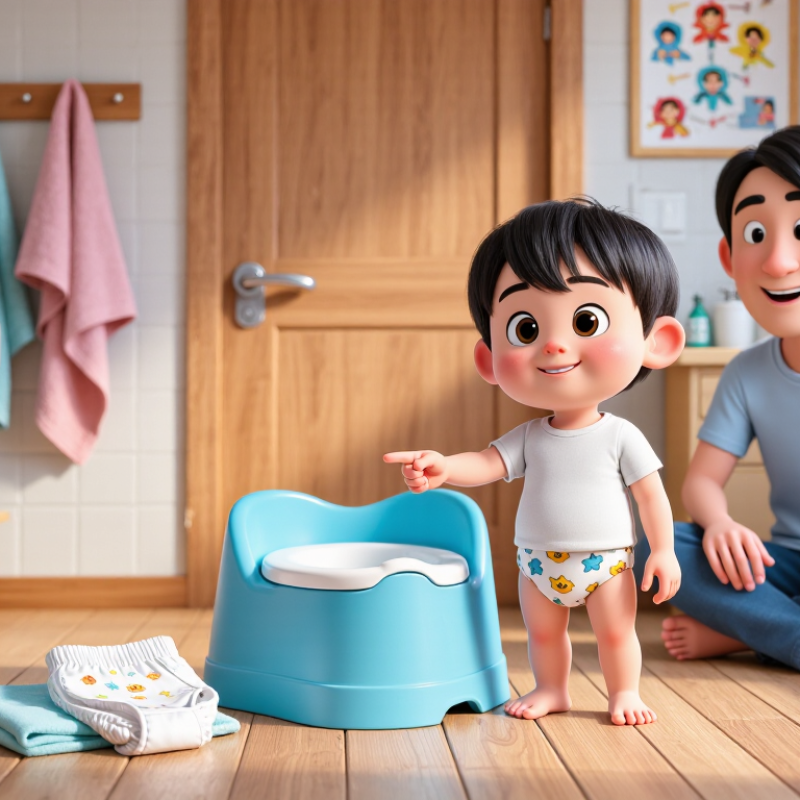 ¿Qué es la transición del pañal a la ropa interior infantil?