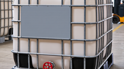 How to Choose the Right IBC Storage Tank?