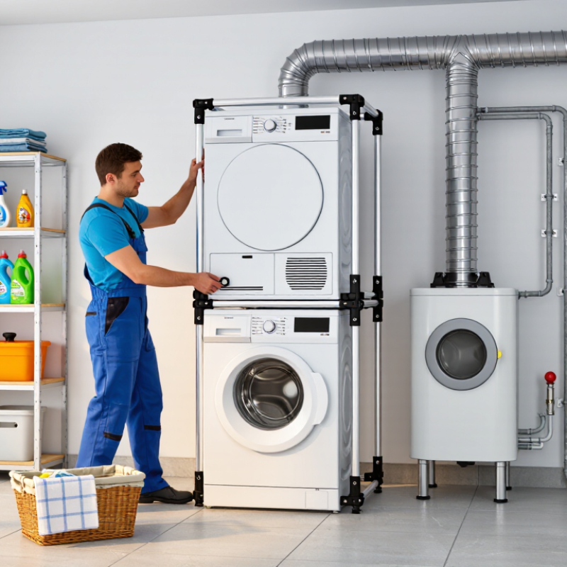 How to Stack a Washer and Dryer Safely?