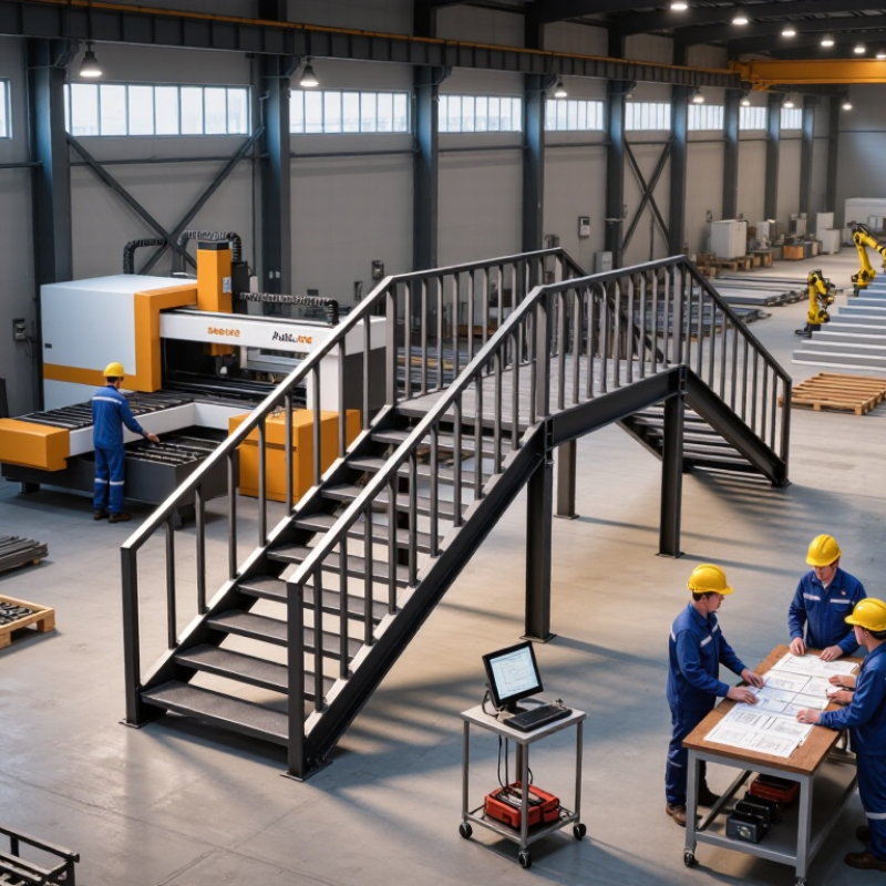 China Top Steel Stairs Fabrication Manufacturers