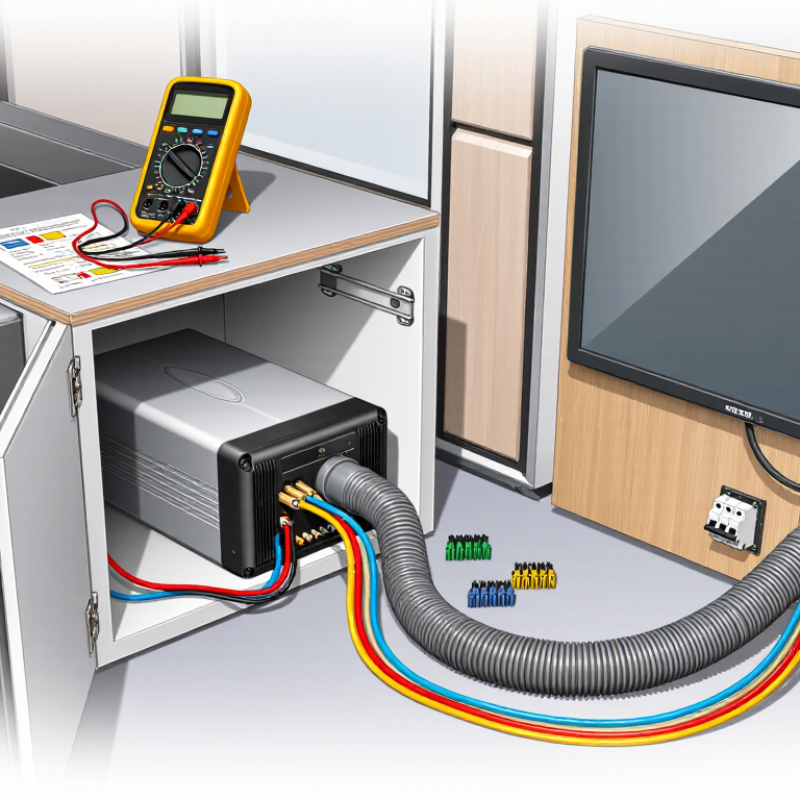 How to Install an External Monitor for a Hidden Inverter?