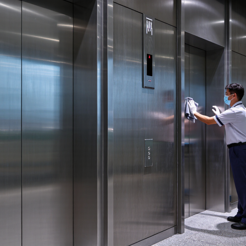 How to Clean and Maintain Stainless Steel Elevator Doors?