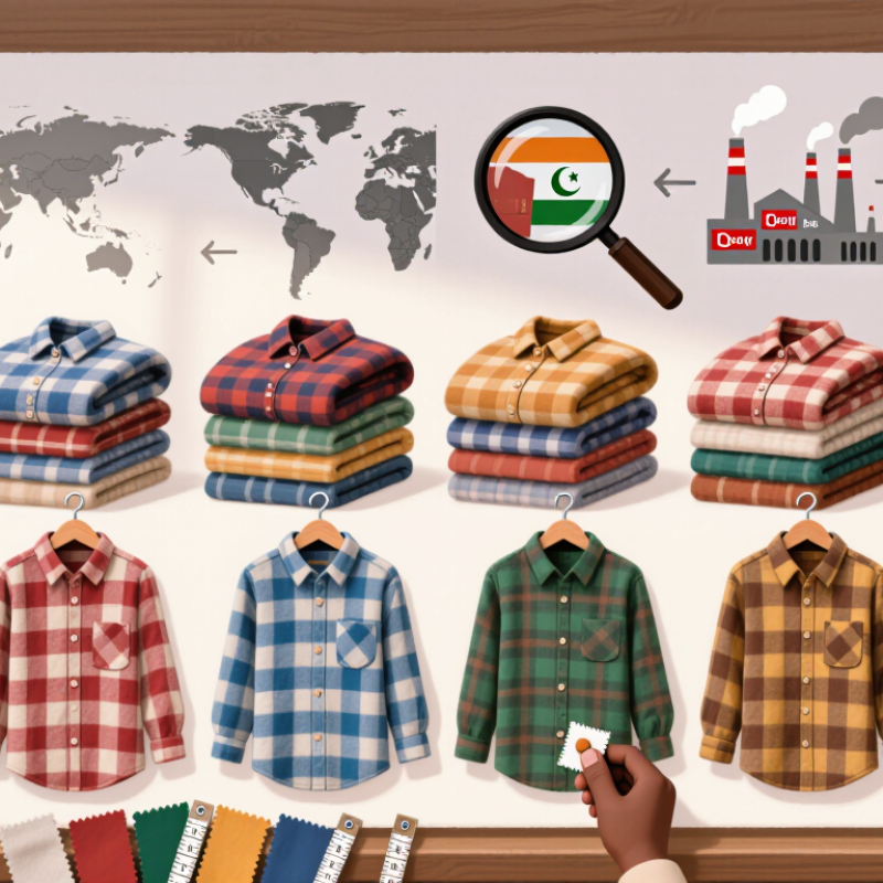 How to Source Wholesale Flannel Shirts Globally?