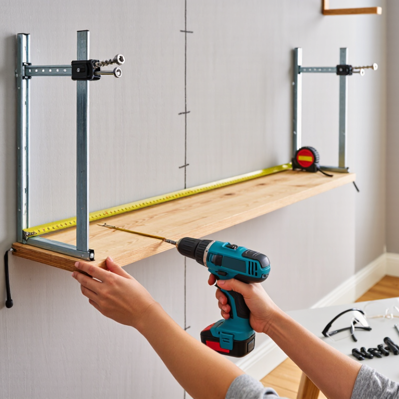 How to Install a Wooden Shelf What Tools Do You Need?