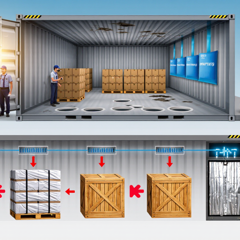 How to Prevent Vapor Inside Shipping Containers?