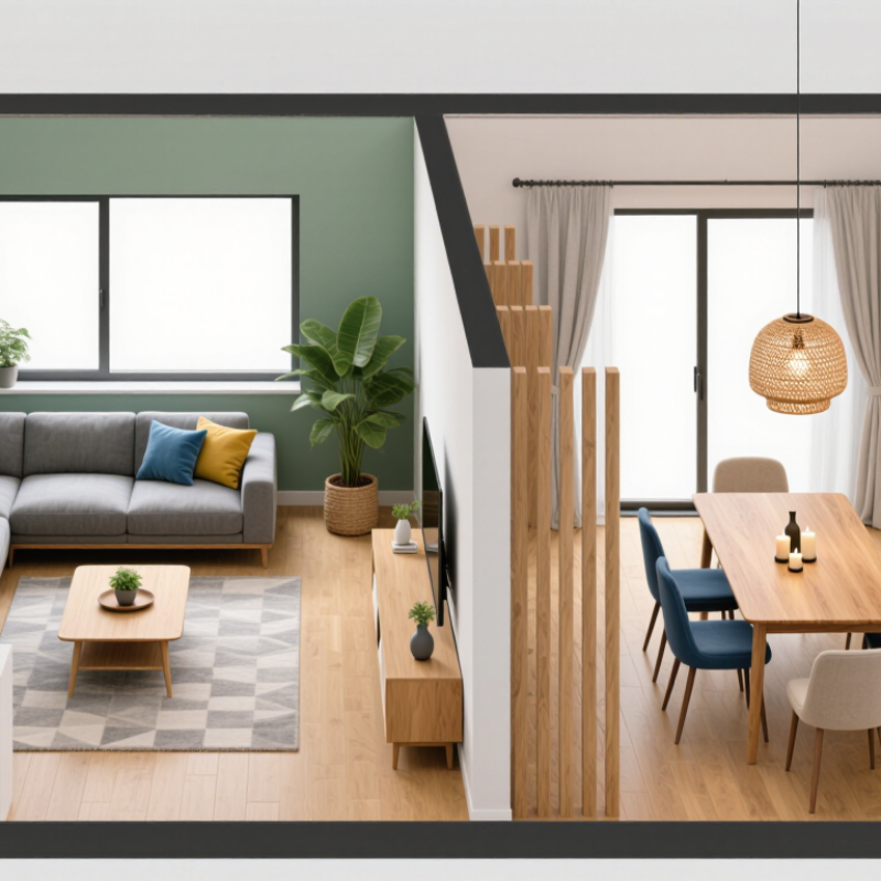 Top 10 Ways to Separate a Living Room and Dining Room