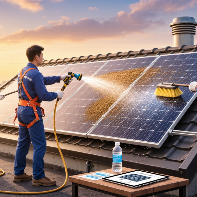 Como limpar painéis solares sem risco?
