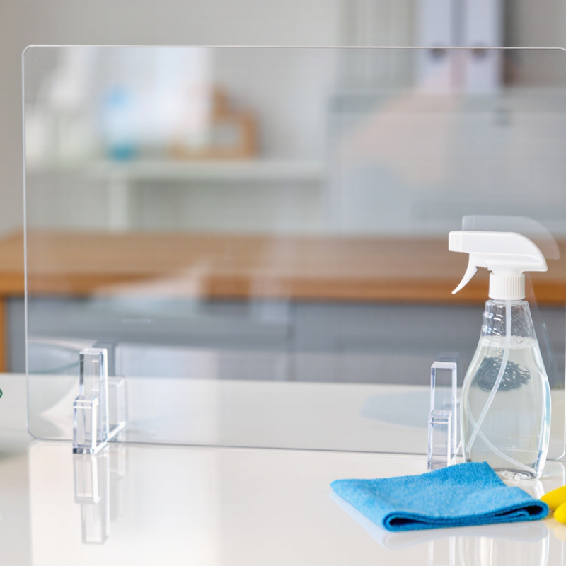 How to Clean and Maintain PETG Protective Barriers?