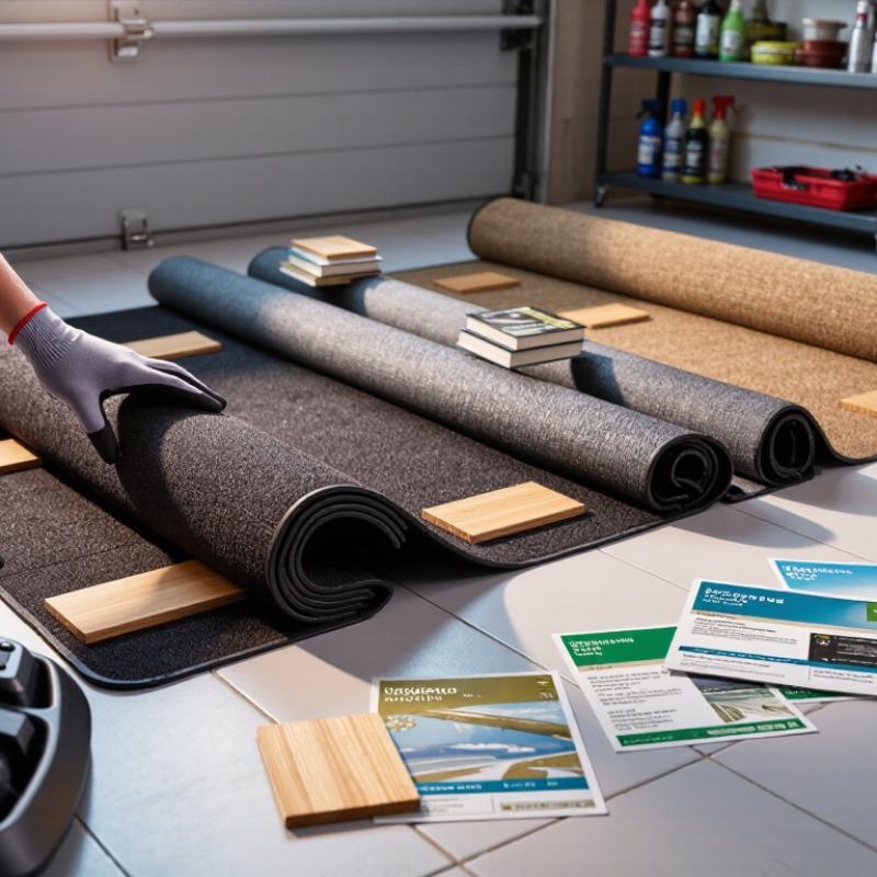 ¿Cómo aplanar las alfombrillas del coche matriculadas?