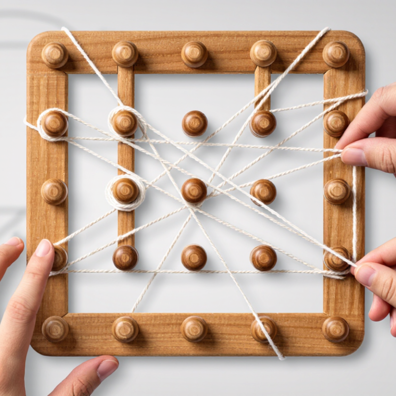 What Is a Wooden String Game and How Does It Work?