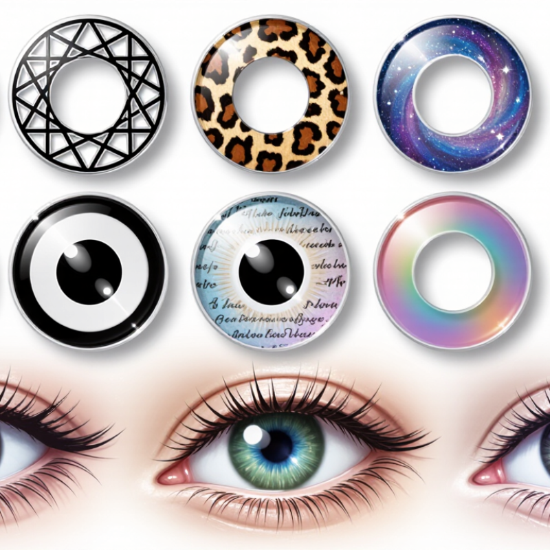 Top 10 Types of Custom Pattern Contact Lenses for Buyers
